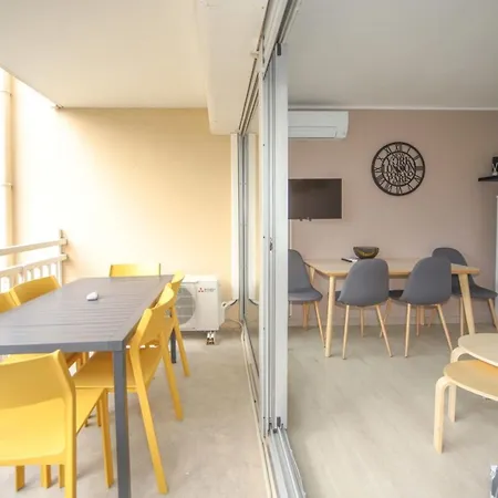 Сasa de vacaciones T2 Tamaris Piscine Proche Parking *