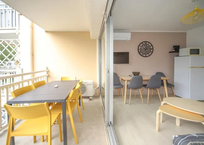 Сasa de vacaciones T2 Tamaris Piscine Proche Parking *